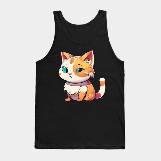 Cat Tank Top by Whisky1111